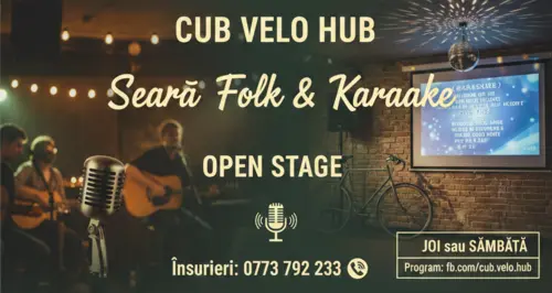 Seara Folk sau Karaoke la CUB Velo Hub